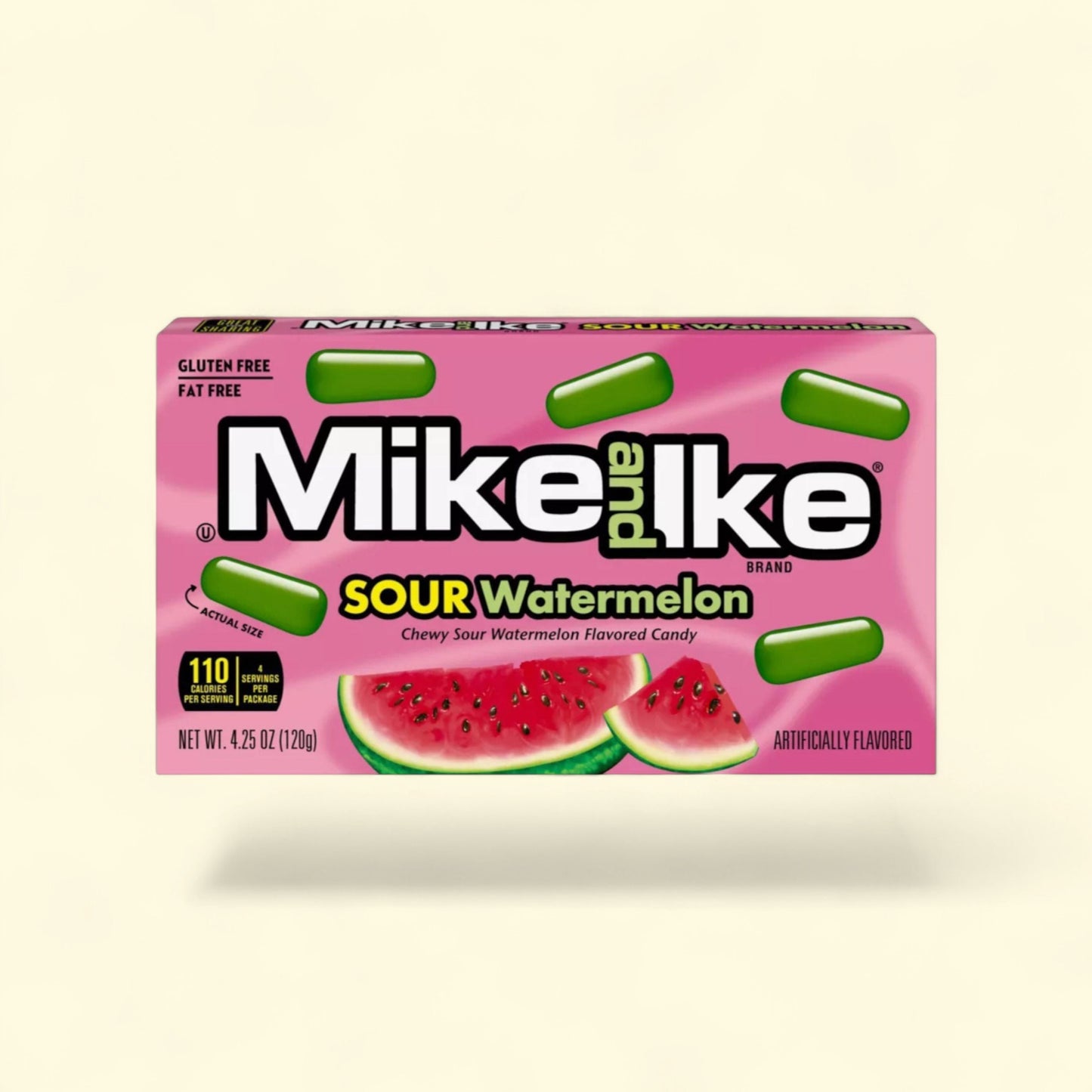 Mike and Ike Sour Watermelon Candy, 4.25oz — authentic US product shipped worldwide by Treatspree