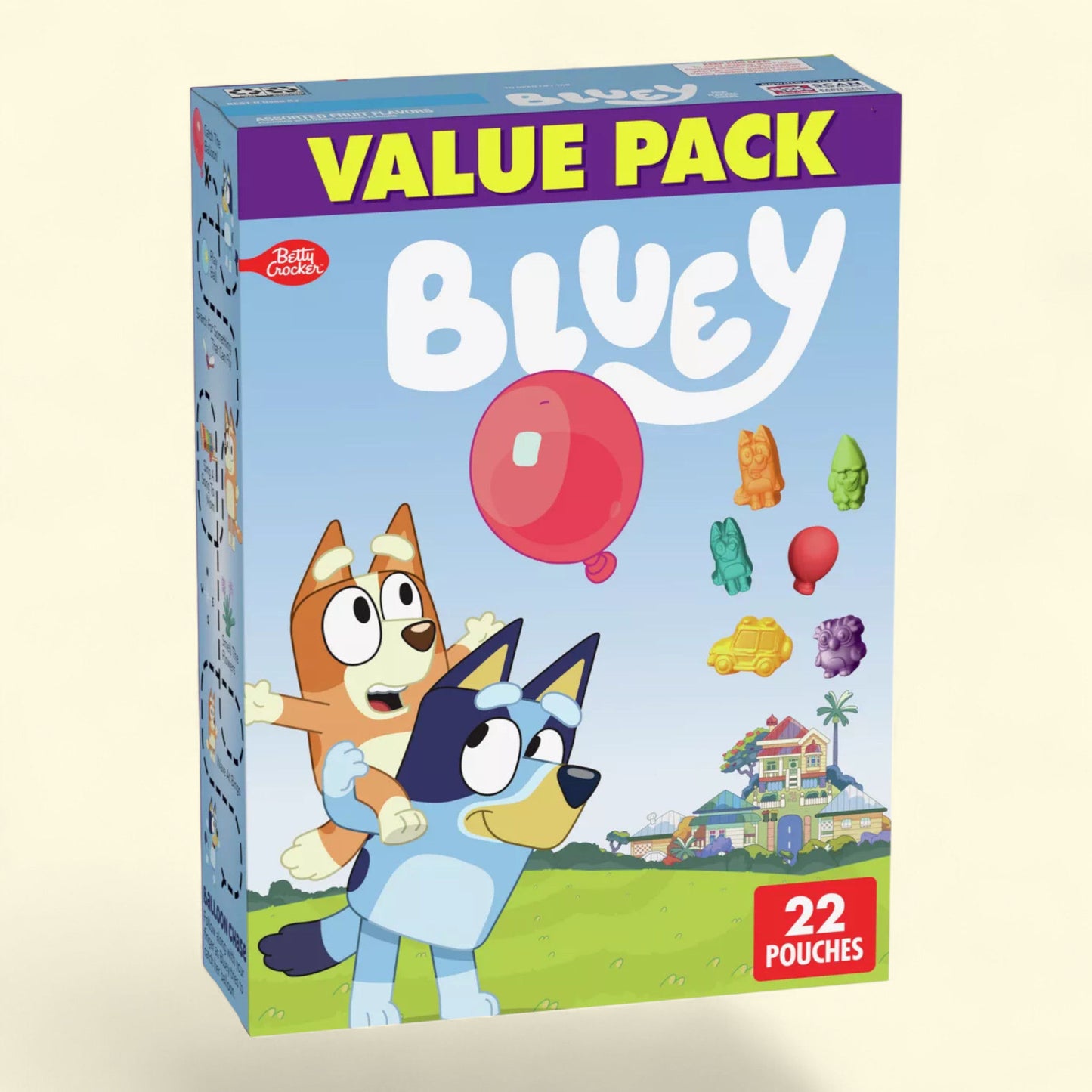 Betty Crocker Bluey Fruit Snacks, 17.6oz/22ct