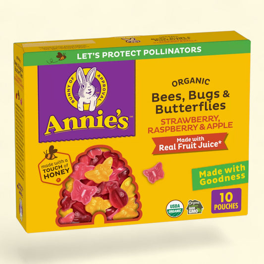 Annie's Organic Fruit Snacks, Bees, Bugs & Butterflies, 7oz/10ct