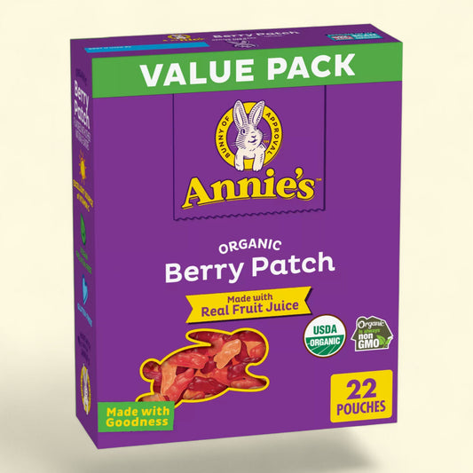 Snacks aux fruits « Berry Patch » d'Annie's Organic, 435 g / 22 pièces
