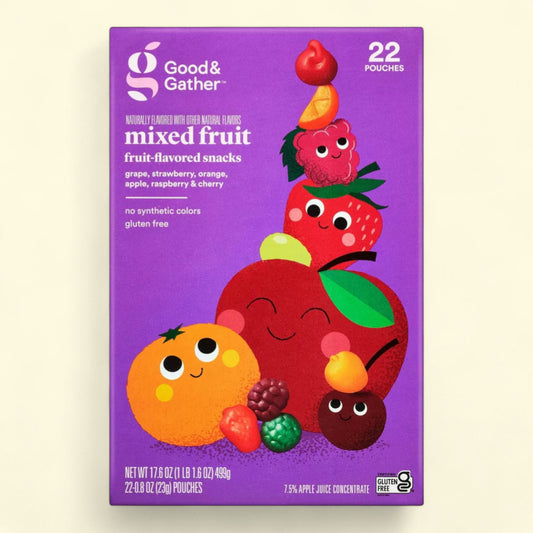 Snacks Good & Gather™ aux fruits mélangés, 500 g / 22 pièces
