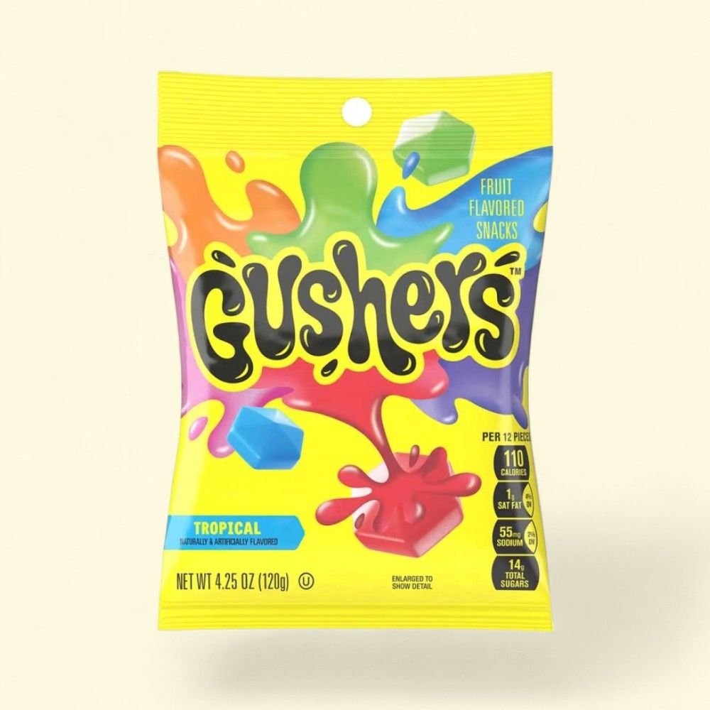 Gushers Tropical Fruit Snacks 4.25oz — authentic US product shipped worldwide by Treatspree
