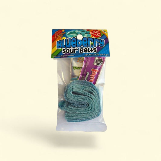 Parga Blueberry Sour Belts Candy - 2.25oz — authentic US product shipped worldwide by Treatspree