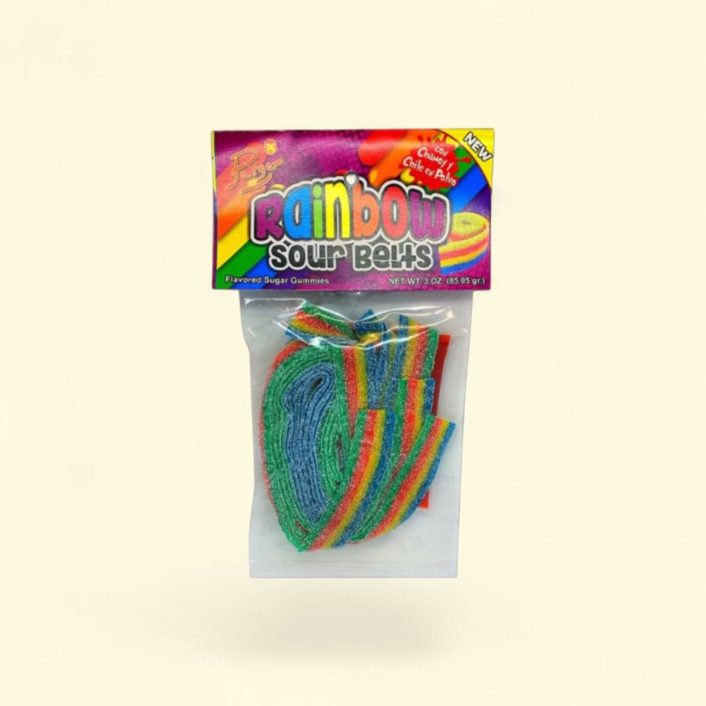 Parga Rainbow Sour Belts Candy — authentic US product shipped worldwide by Treatspree