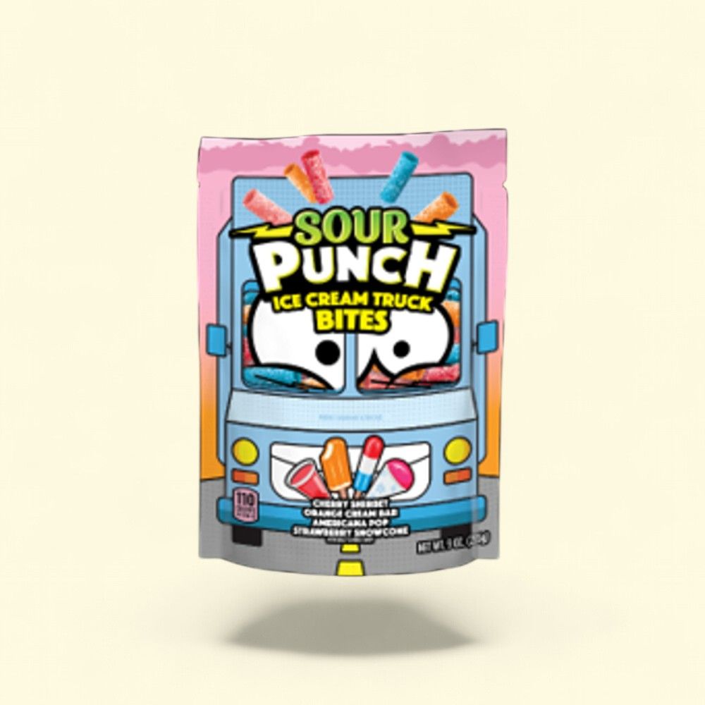 Sour Punch Ice Cream Truck Bites — authentic US product shipped worldwide by Treatspree