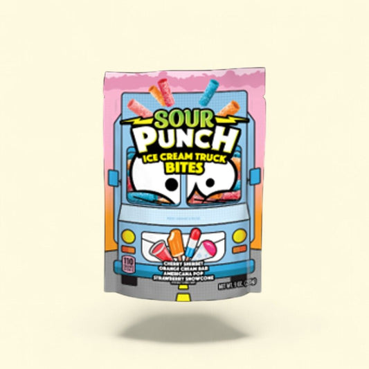 Sour Punch Ice Cream Truck Bites — authentic US product shipped worldwide by Treatspree