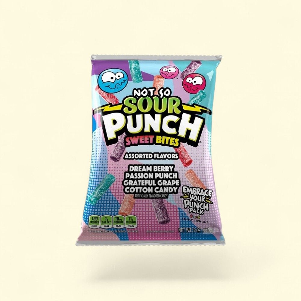Sour Punch Sweet Bites Halloween Assorted Candy - 5oz Bag — authentic US product shipped worldwide by Treatspree
