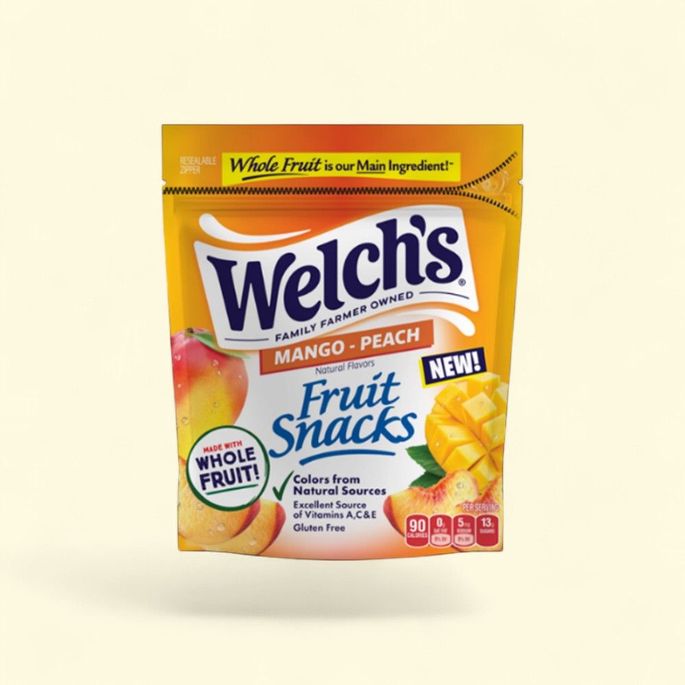 Welch's Mango Peach Fruit Snacks — authentic US product shipped worldwide by Treatspree