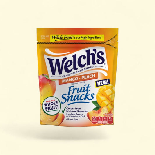 Welch's Mango Peach Fruit Snacks — authentic US product shipped worldwide by Treatspree