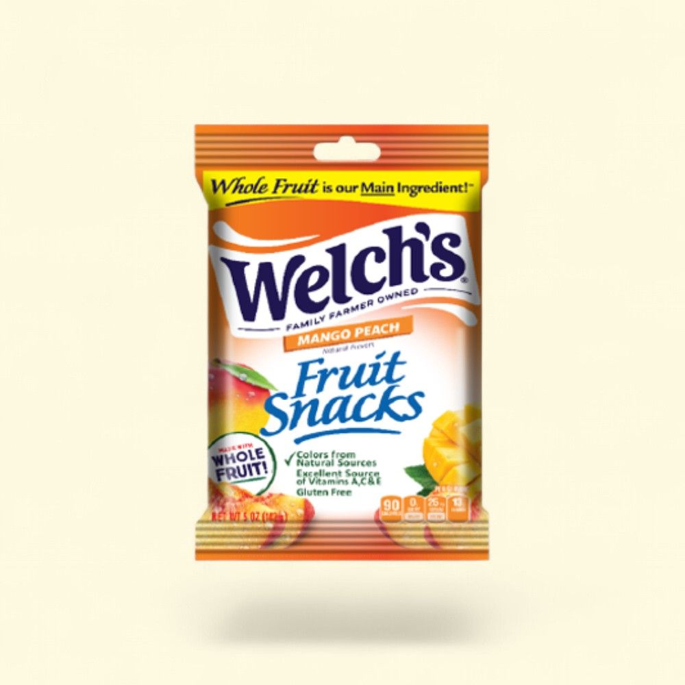 Welch's Peach Mango Fruit Strips, 5oz — authentic US product shipped worldwide by Treatspree