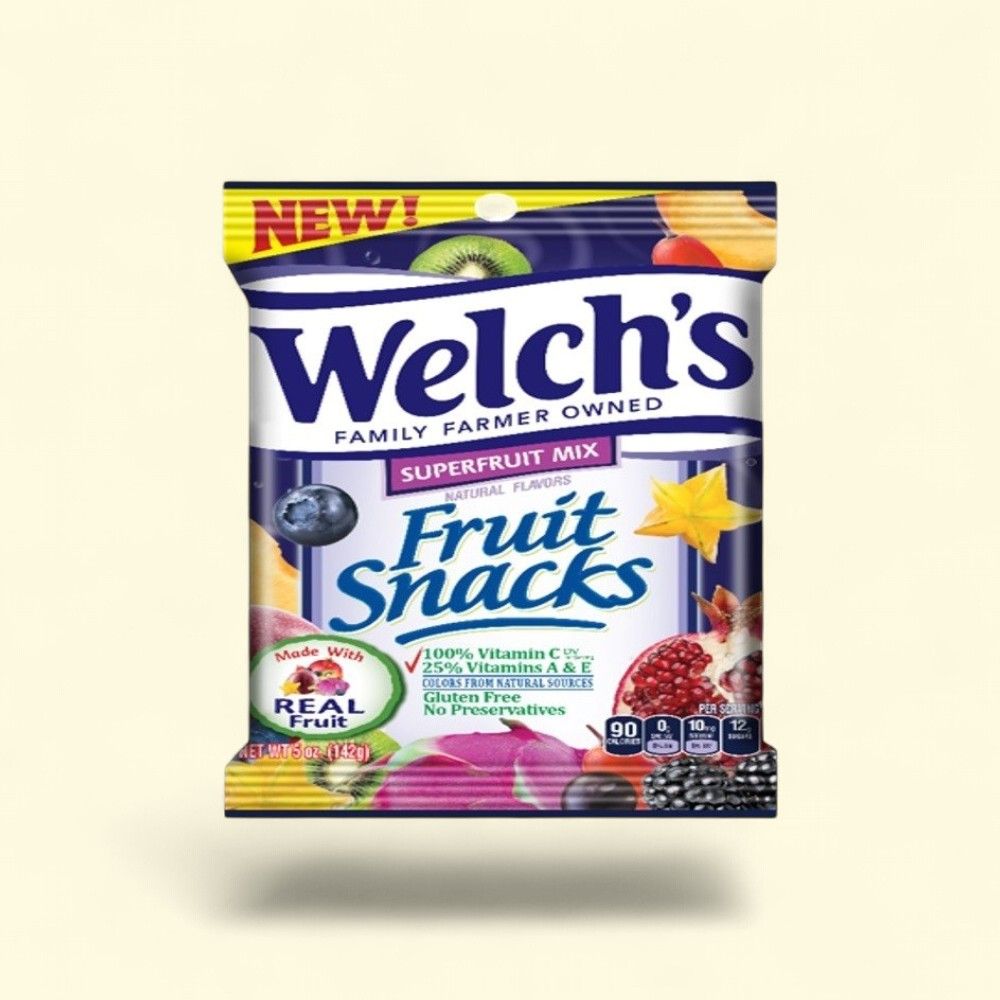 Welch's Superfruit Mix Fruit Snacks, 5 oz — authentic US product shipped worldwide by Treatspree