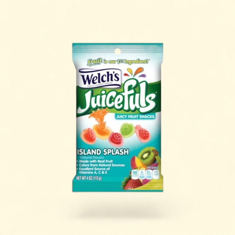 Welch's Juicefuls Island Splash Fruit Snacks, 4oz — authentic US product shipped worldwide by Treatspree