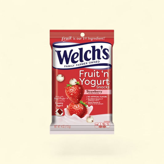 Welch's Strawberry Fruit 'n Yogurt Snacks — authentic US product shipped worldwide by Treatspree