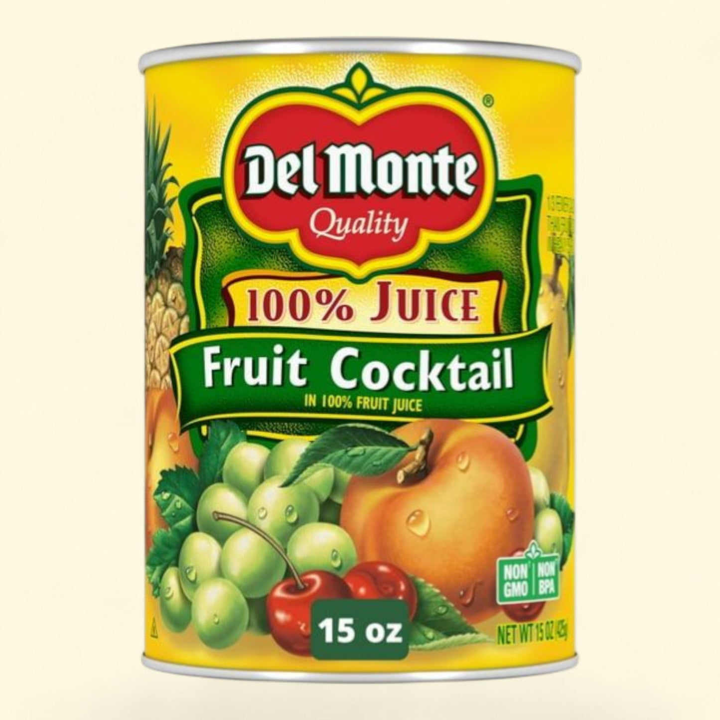 Cocktail de fruits Del Monte au jus de fruits, fruits en conserve, boîte de 425 g