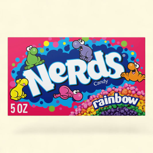 NERDS Rainbow Crunchy Candy, Theater Box, 5 oz