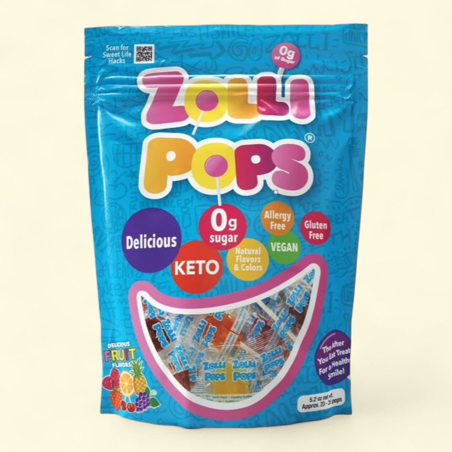 ZOLLIPOPS Lollipops, 5.2 oz