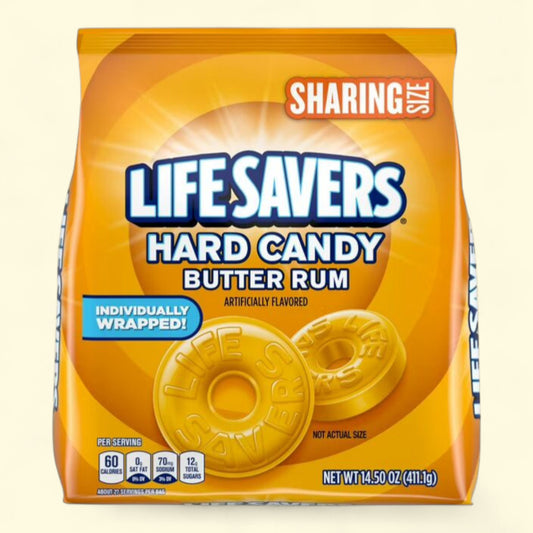 Life Savers Butter Rum Hard Candy, Sharing 14.5 oz