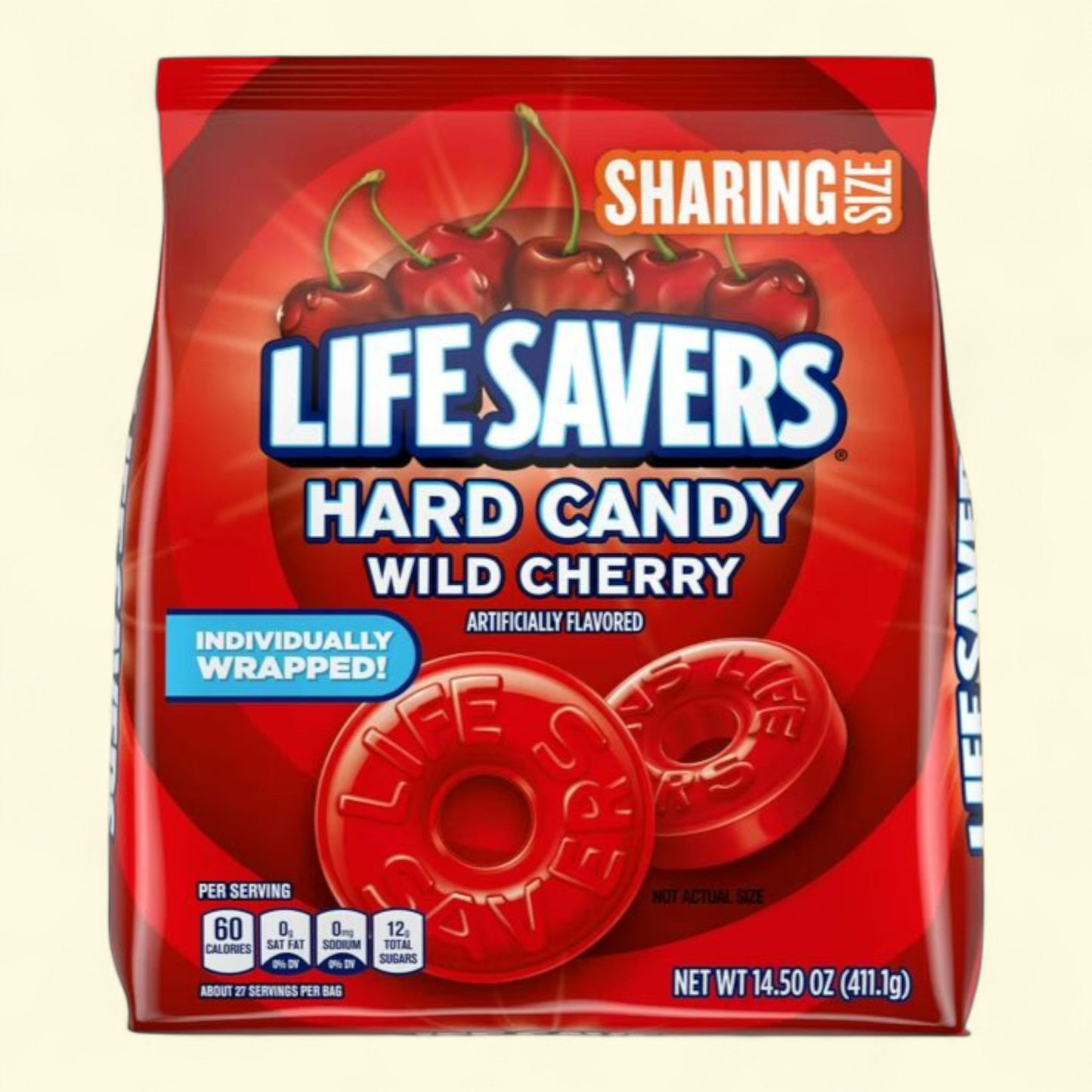 Life Savers Wild Cherry Hard Candy, Sharing Size, 14.5 oz