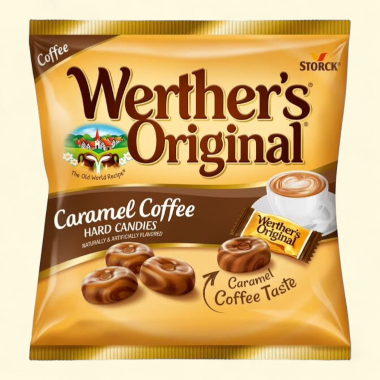 Werthers Original Hard Carmel Coffee Candy, 5.5 oz