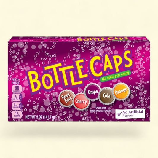 Capsules de bouteilles, bonbons au goût de soda, 140 g
