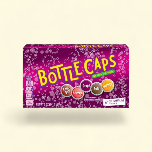 Bottle Caps, Soda Pop Flavored Candy, 5 oz — authentic US product shipped worldwide by Treatspree