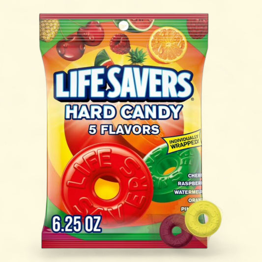 Life Savers 5 Flavors Hard Candy, 6.25 oz