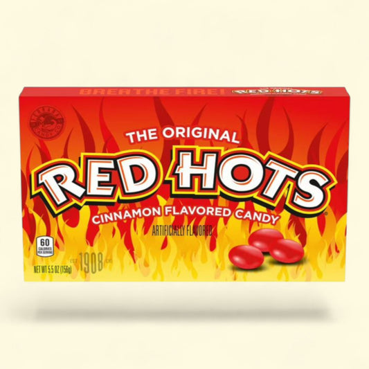Bonbons à la cannelle Red Hots, boîte cinéma, 155 g