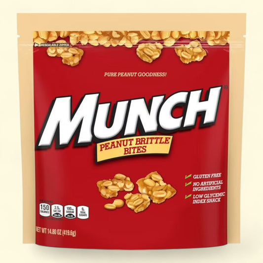 Munch Peanut Brittle Bites, 14.8 oz