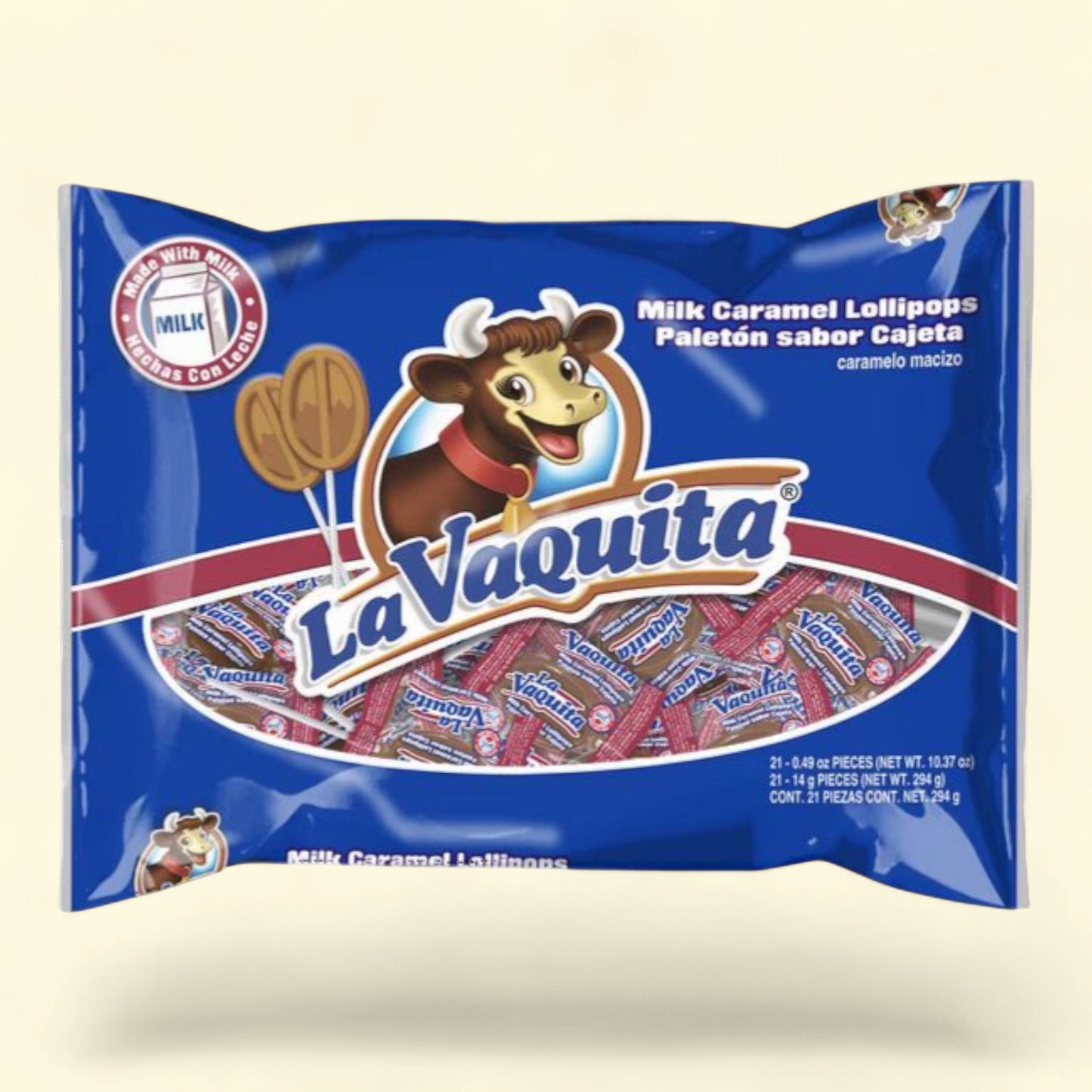 Canel's La Vaquita Milk Caramel Lollipop, 10.37 oz. — authentic US product shipped worldwide by Treatspree
