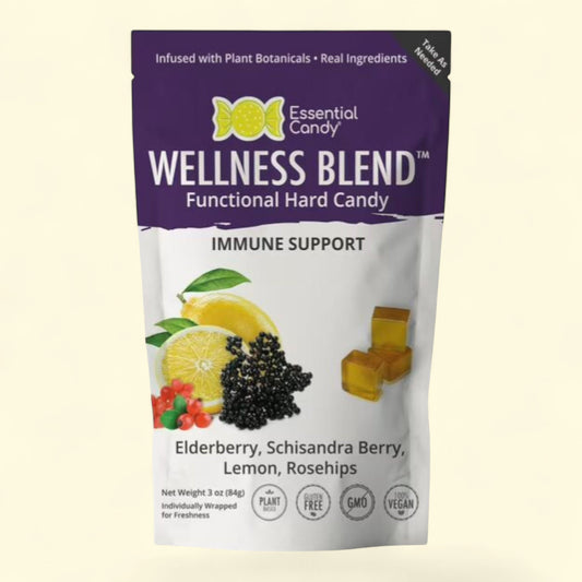 Essential Candy Wellness Blend Hard Candy, 3oz Bag — authentic US product shipped worldwide by Treatspree