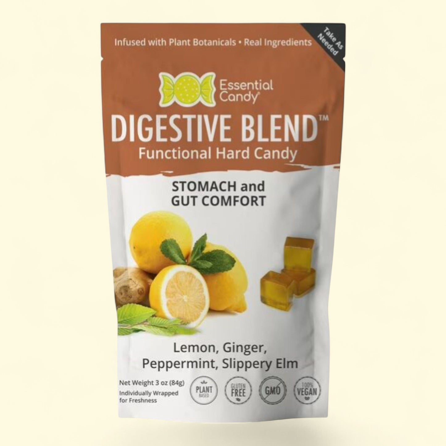 Essential Candy Digestive Blend Hard Candy, Lemon Ginger Peppermint... — authentic US product shipped worldwide by Treatspree