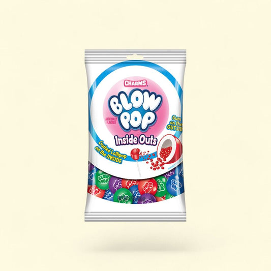 Charms Inside Out Blow Pop Hard Candy, 7oz — authentic US product shipped worldwide by Treatspree