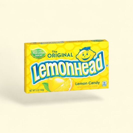 Lemonhead Original Lemon Candy Theater Box, 5 oz — authentic US product shipped worldwide by Treatspree