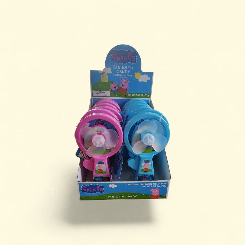 Peppa Pig Fan Novelty Candy, 12-Count — authentic US product shipped worldwide by Treatspree