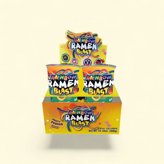 Exclusive Brands Rainbow Ramen Blast Candy - 12 Count — authentic US product shipped worldwide by Treatspree