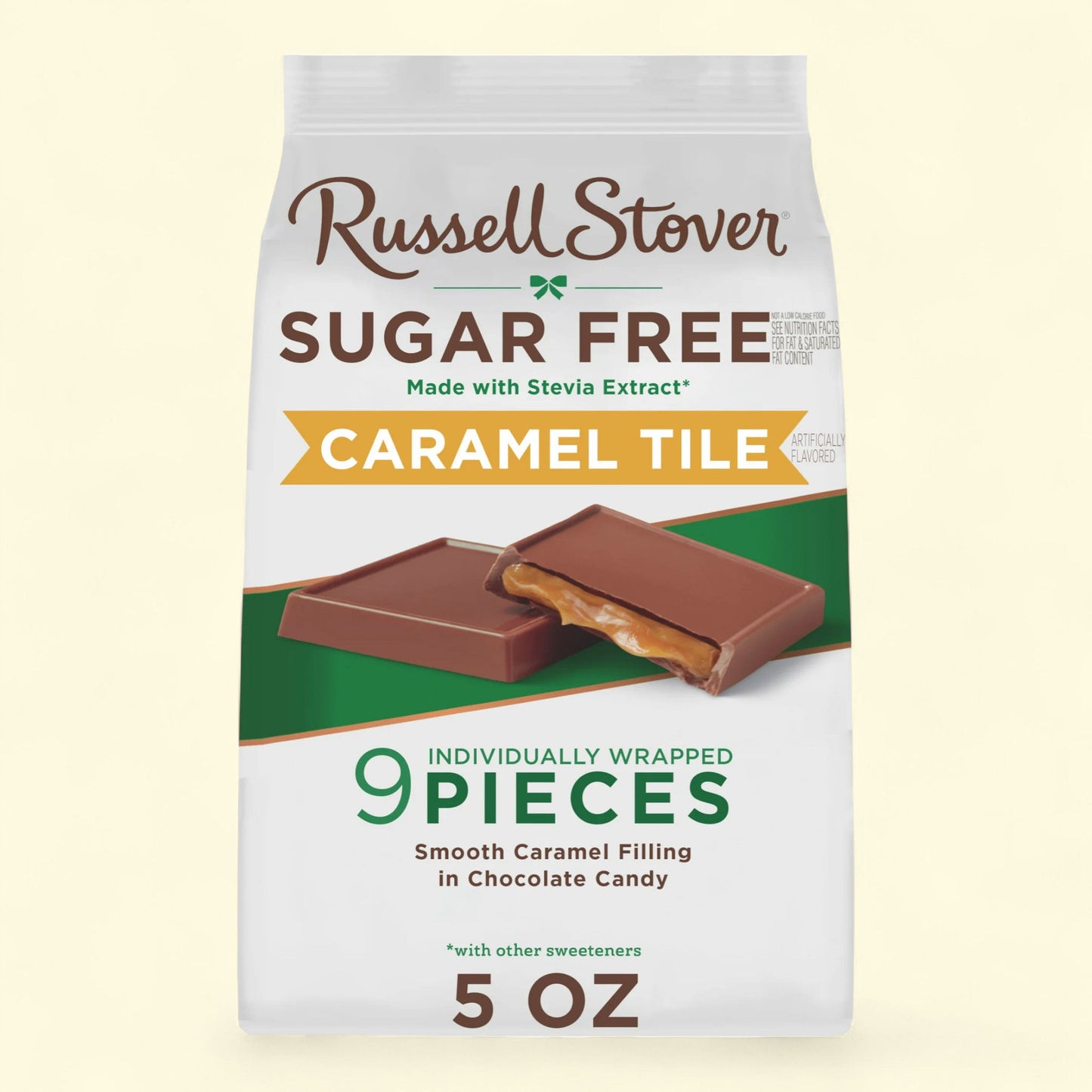 Caramels au chocolat sans sucre RUSSELL STOVER, 140 g