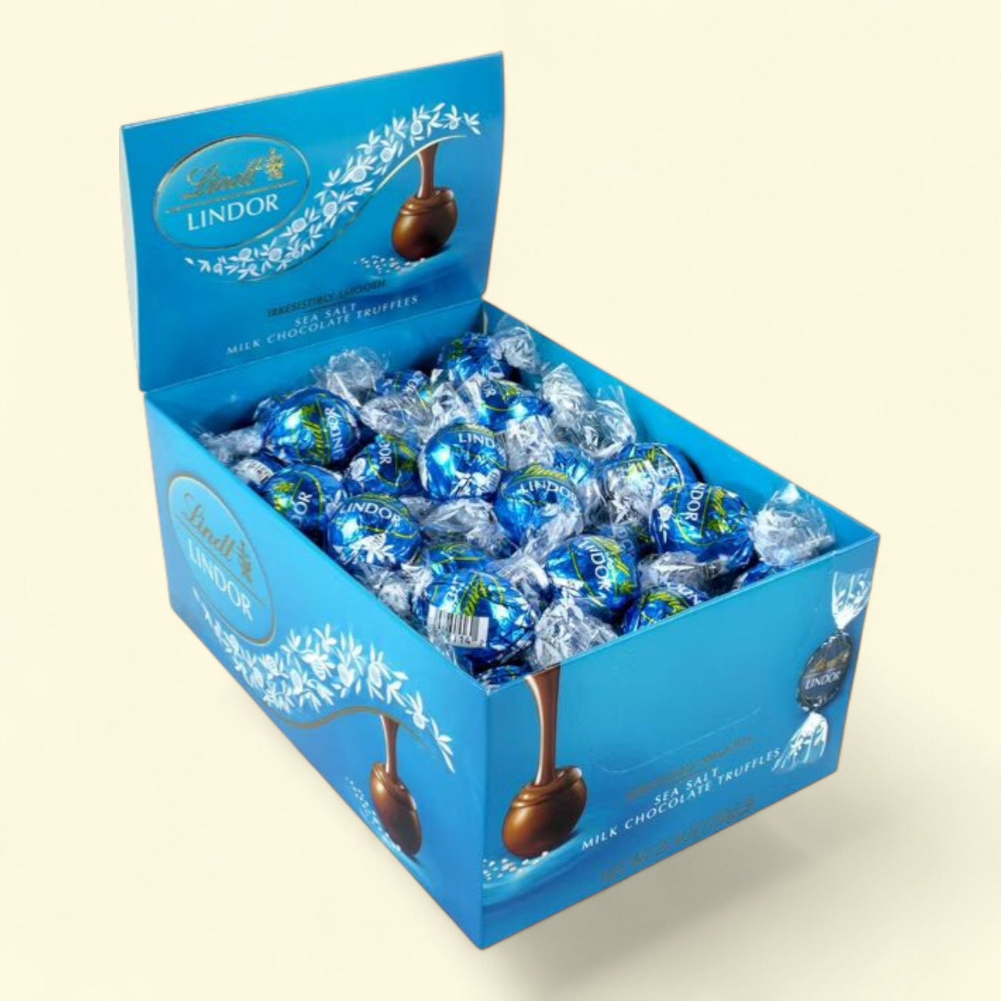 Lindt Lindor Sea Salt Milk Chocolate Truffles, 60 count