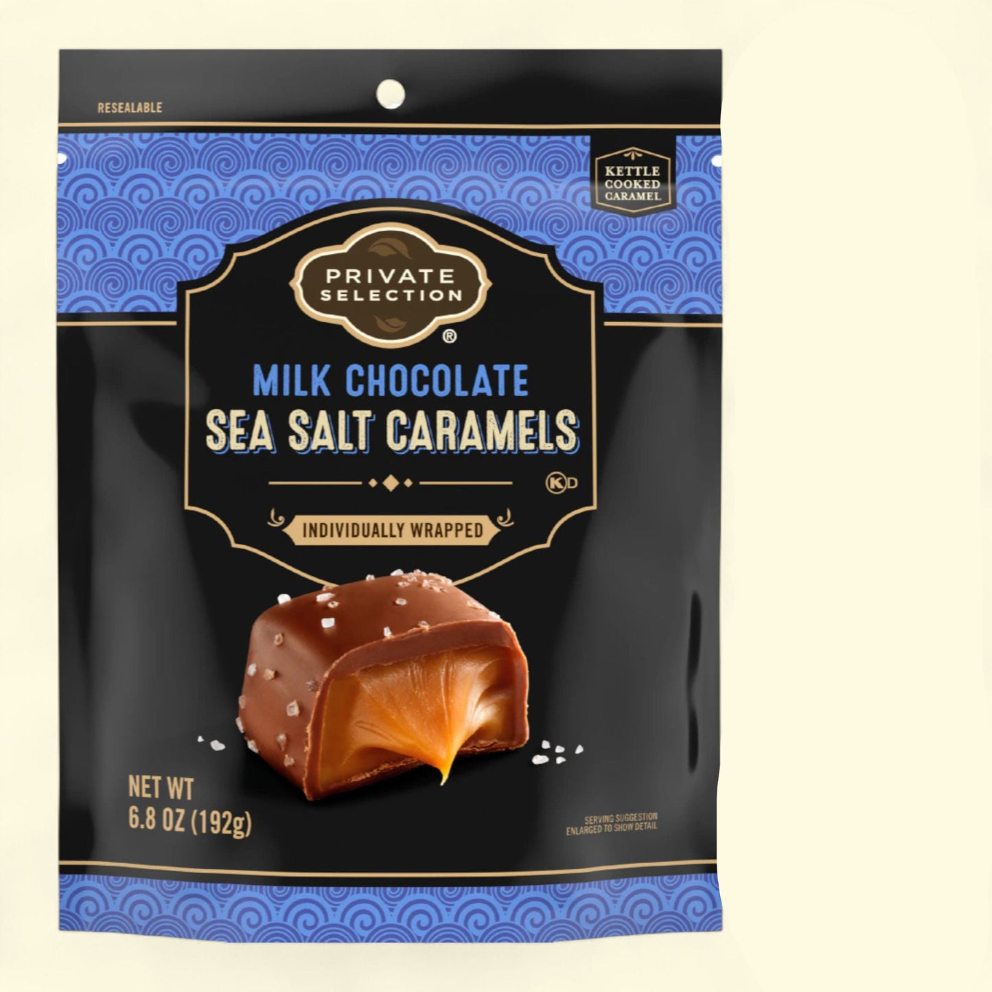 Private Selection, Milk Chocolate Sea Salt Caramels, 6.8 oz
