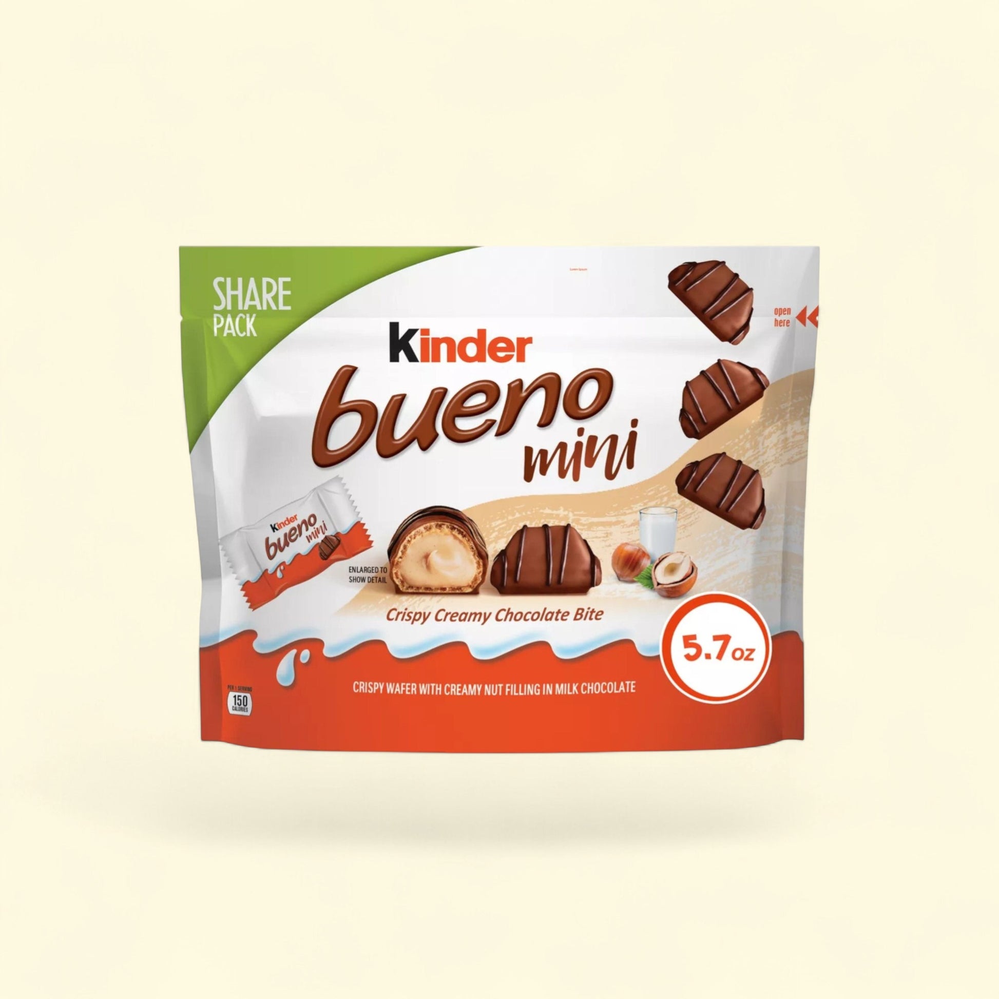 Kinder Bueno Minis, 5.7oz — authentic US product shipped worldwide by Treatspree