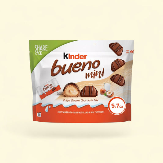 Kinder Bueno Minis, 5.7oz — authentic US product shipped worldwide by Treatspree