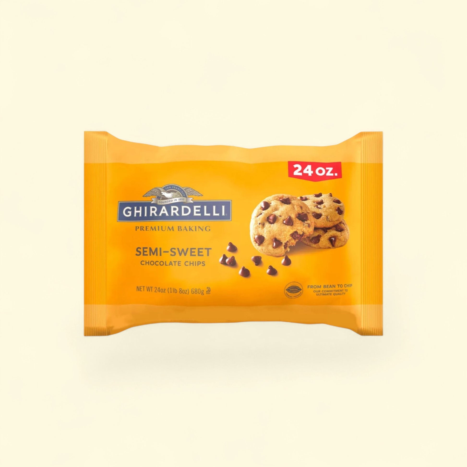 Ghirardelli Baking Chocolate Chips, Premium, 12 oz — authentic US product shipped worldwide by Treatspree