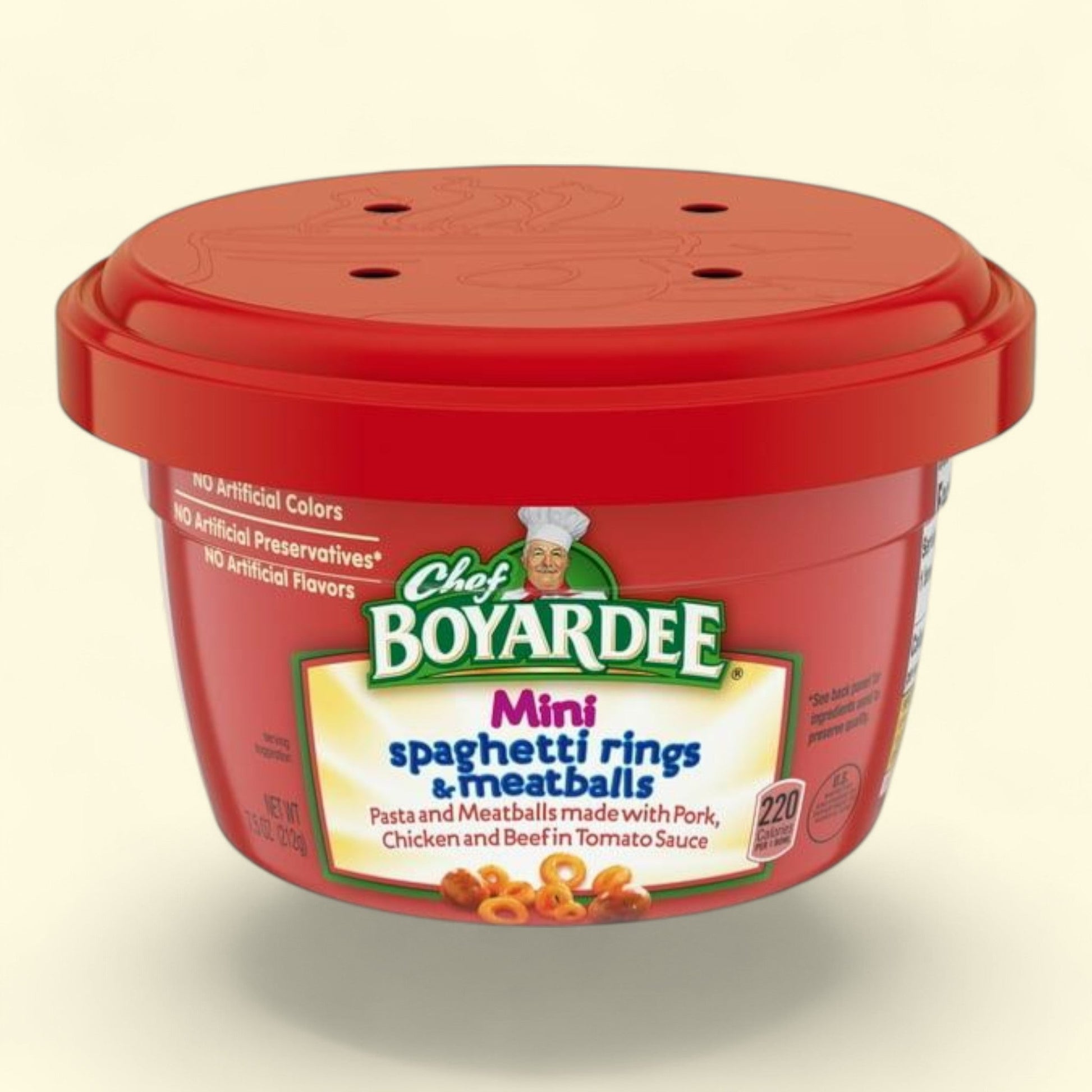 Chef Boyardee Mini Spaghetti Rings and Meatballs, 7.5 oz. — authentic US product shipped worldwide by Treatspree