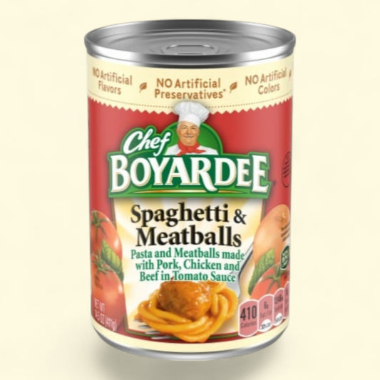 Chef Boyardee Spaghetti and Meatballs, 14.5 oz — authentic US product shipped worldwide by Treatspree