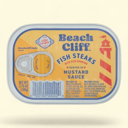 Beach Cliff Fish Steaks in Mustard Sauce, 3.75 oz
