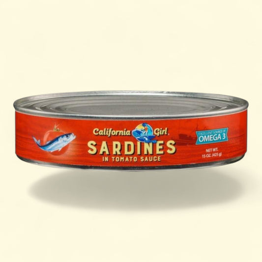 California Girl Sardines, 15 oz