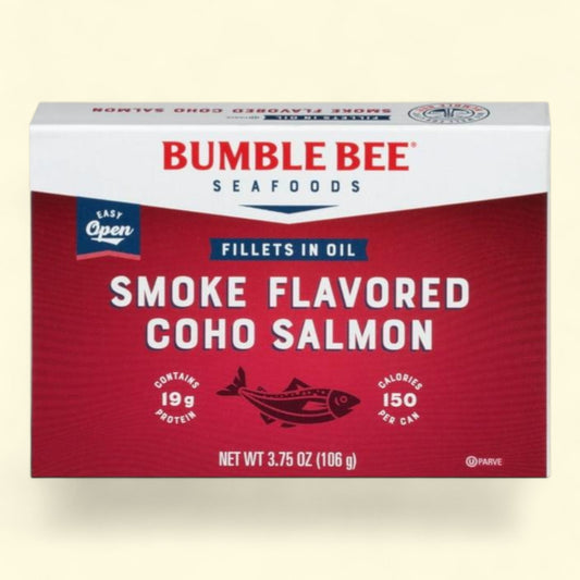 Bumble Bee Coho Salmon Fillets in Oil, 3.75 oz