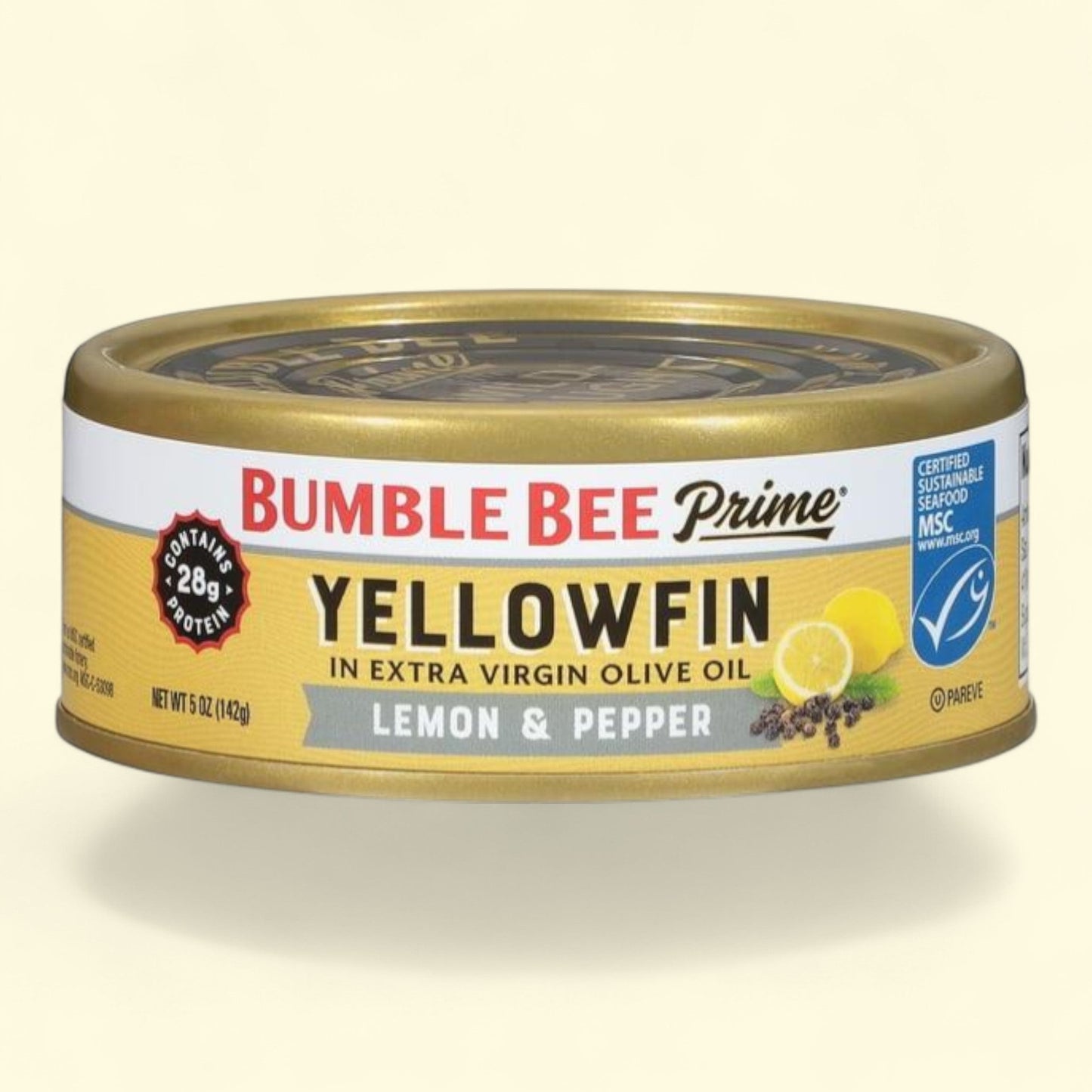 Bumble Bee Prime Yellowfin Tuna in Olive Oil Lemon and Pepper, 5oz Can