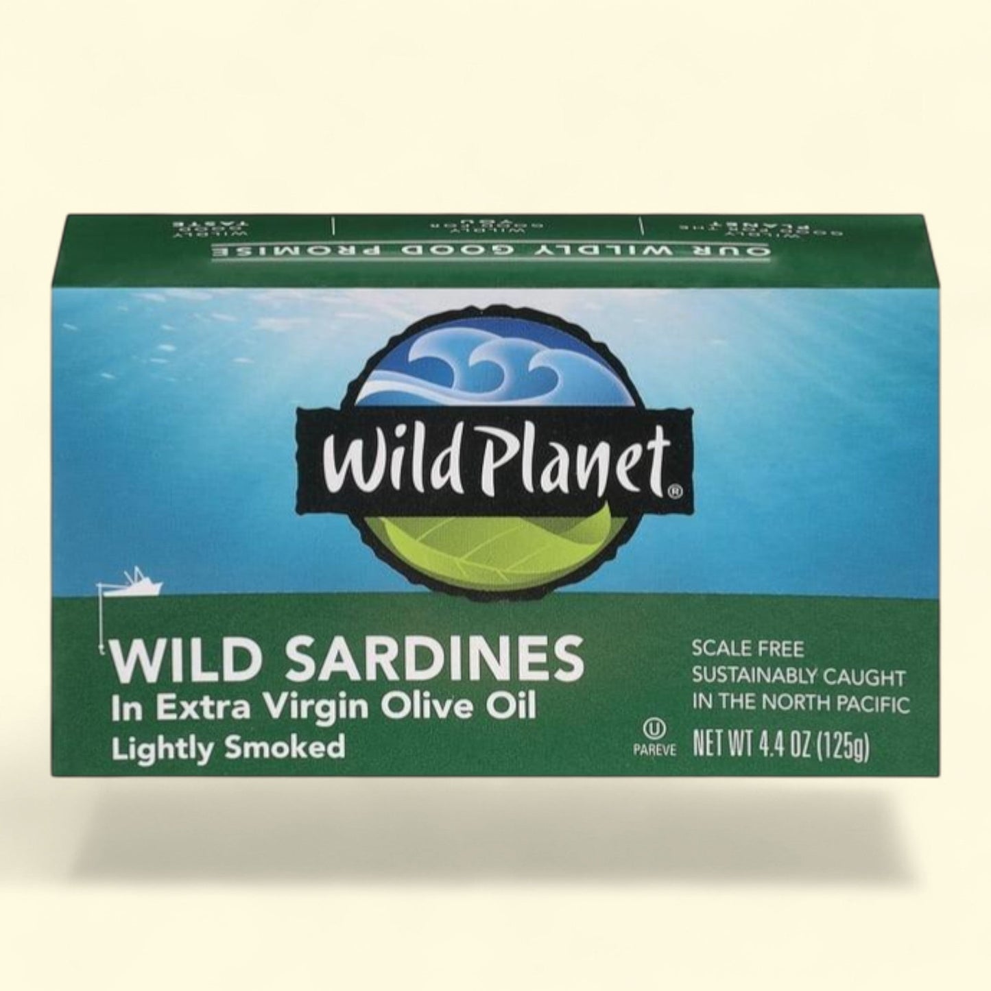 Wild Planet Sardines in Extra Virgin Olive Oil, 4.4 oz Can — authentic US product shipped worldwide by Treatspree