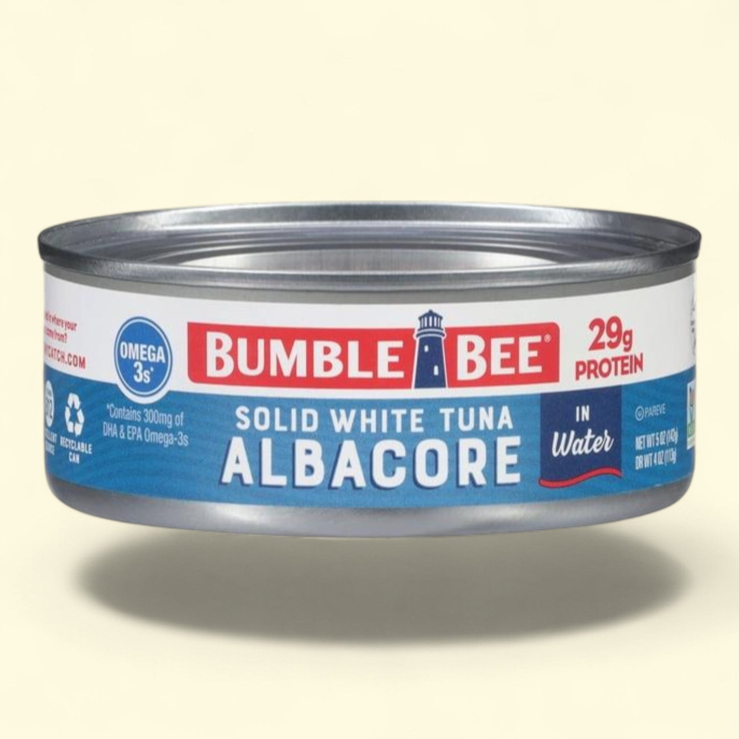 Bumble Bee Solid White Albacore Tuna, 4 Ounce Can