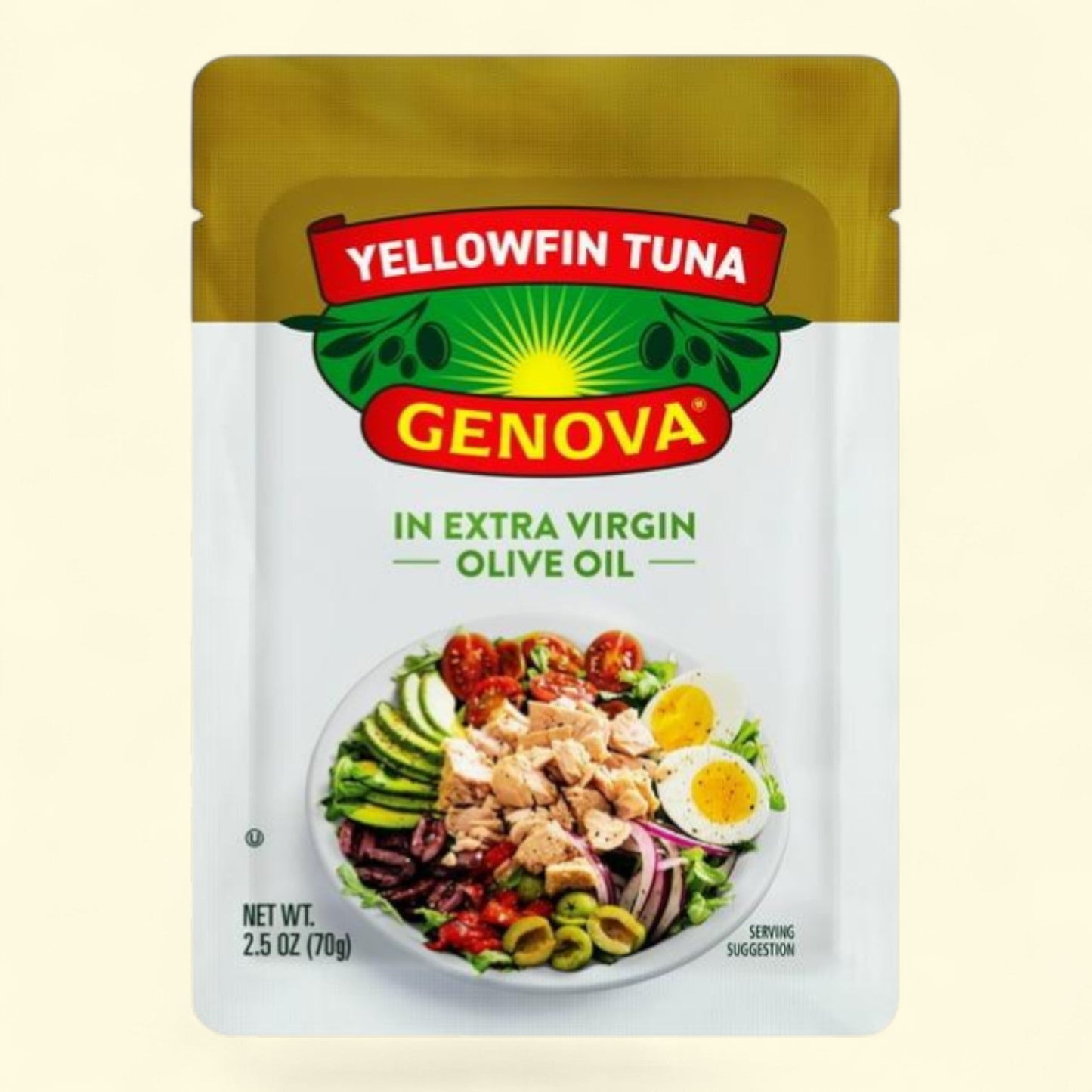 Genova Yellowfin Tuna in Extra Virgin Olive, 2.5 oz